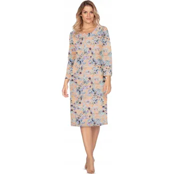 Dámská noční košile Noční košile E.Femme , 3/4 rukáv, pod kolena, velikost 42