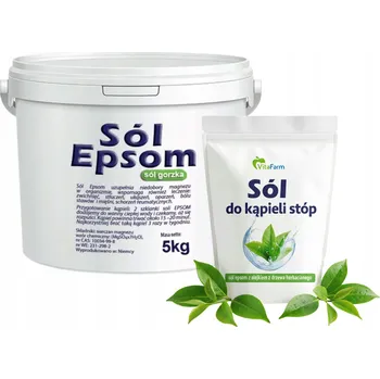 Koupelová sůl Epsomská sůl 5 kg + Epsomská sůl s tea tree olejem sada do koupele