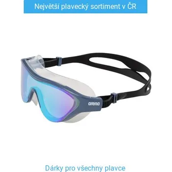 Plavecké brýle Plavecké brýle Arena The One Mask Mirror Modro/šedá