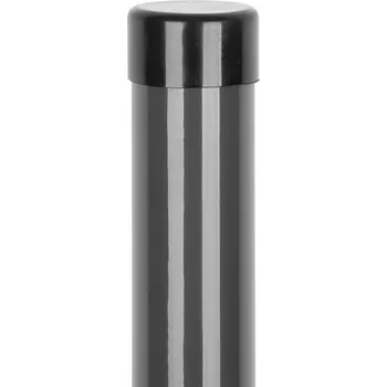 Příslušenství pro plot Stĺpik Strend Pro METALTEC, 48/1500/1,25 mm, antracit, okrúhly, čiapočka, Zn+PVC, RAL7016