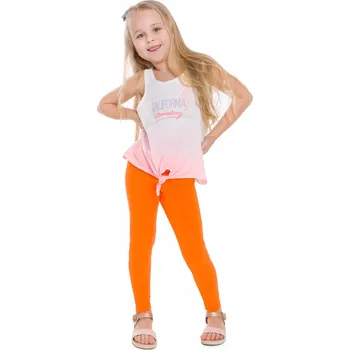 Dámské legíny DĚTSKÉ LEGÍNY POHODLNÉ BAVLNĚNÉ GETRY 98