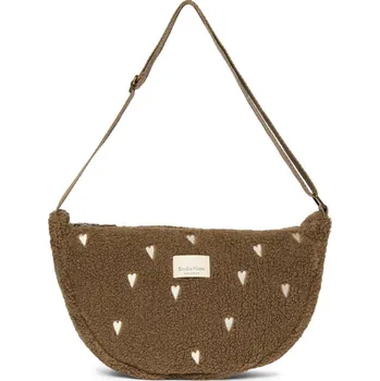 Studio Noos Teddy Adult FANNY Kabelka Brown Hearts