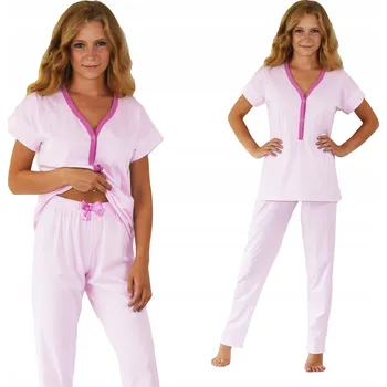 Dámské pyžamo Born2rest dámské pyžamo bavlna růžové, velikost S