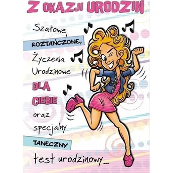 Obálka Přání Comic B6 + obálka vzor č. 12 Narozeniny