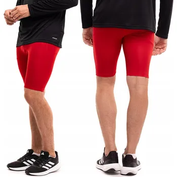 Pánské kraťasy Kraťasy adidas TechFit JP1464 - ČERVENÉ, M