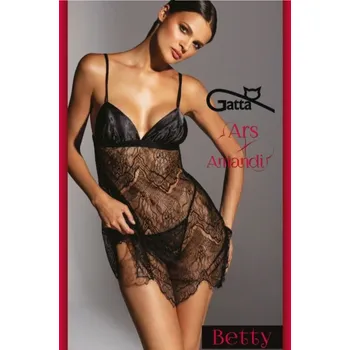 Dámská noční košile Dámský sexy komplet Ars Amandi BETTY Bordó - Gatta Barva: bordó, Velikost: XXL