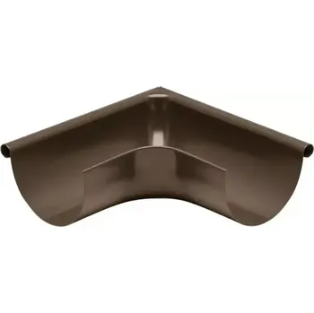 okap Vnější roh KJG 330 lis. RAL 8017 tmavě hnědá čoko