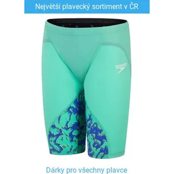 Pánské plavky Speedo Fastskin LZR Ignite Jammer Green Glow/Cobalt Pop XXS - UK28