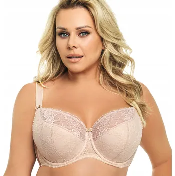 Dámské spodní prádlo Gorsenia podprsenka polovyztužená béžová velikost 80D