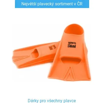 Ploutve BornToSwim Junior Short Fins Orange S