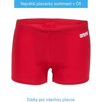 Chlapecké plavky Arena Solid Short Junior Red/White 116cm