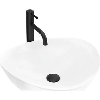 Keramické umyvadlo na desku REA BASARO WIKTORIA bílé