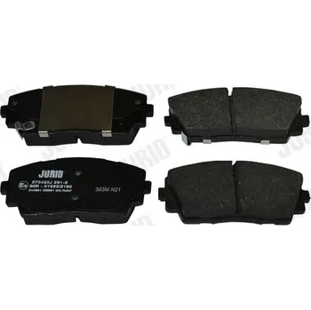 Brzdová destička Sada brzdových destiček, kotoučová brzda JURID 573420J