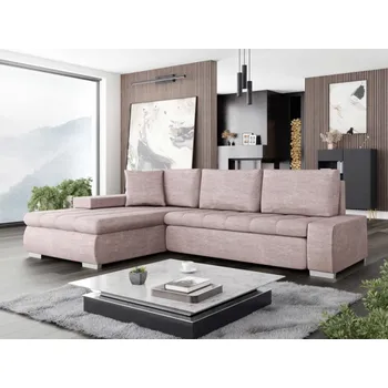 Pohovka Rohová pohovka s funkcí spaní Herkules Mini Premium, Potah: Zoya 03 MIRJAN 5903211472299