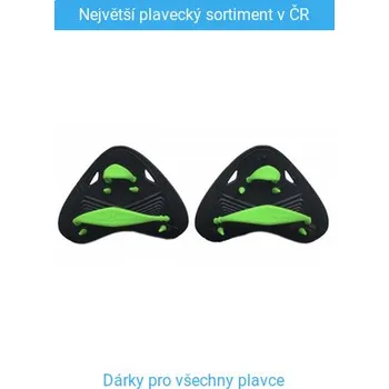 Plavecké rukavice Plavecké packy Mad Wave Finger Paddles Pro Černá