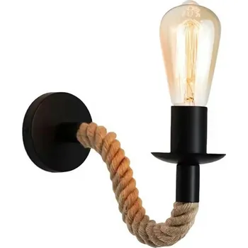 Nástěnné svítidlo Dekorativní lano nástěnné svítidlo 1xE27