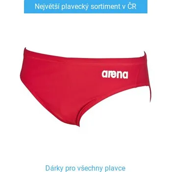 Pánské plavky Pánské plavky Arena Solid brief red 34