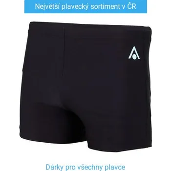 Pánské plavky Aqua Sphere Essential Boxer Black/Light Blue 32