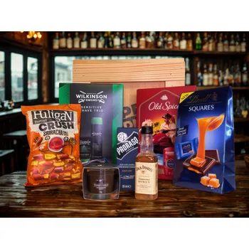 Dárkový potravinový koš Superbedna pro super muže