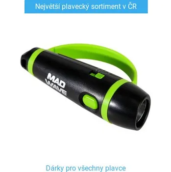 Mad Wave Electronic Whistle Černá/zelená