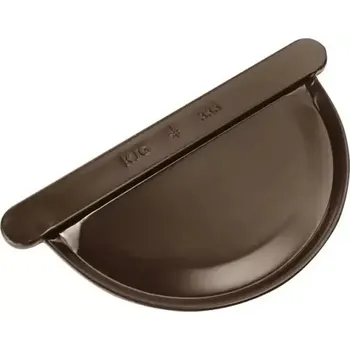 okap Čelo žlabu KJG 250 lis. RAL 8017 tmavě hnědá čoko