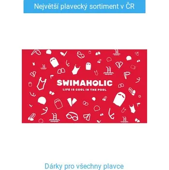 Ručník Swimaholic Swimming World Microfibre Towel Červená
