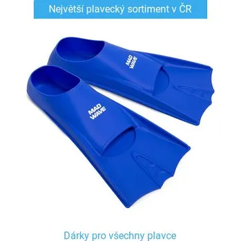 Ploutve Mad Wave Flippers Training Fins Blue 33/35