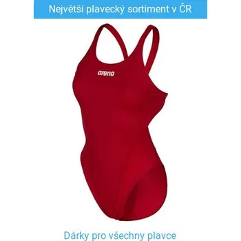 Dámské plavky Dámské plavky Arena Swim Tech Solid Red/White S - UK32