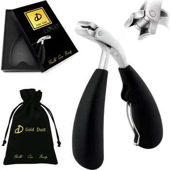 Kleště na nehty Kleštičky na nehty Gold Dust se zahnutou čepelí 14 mm