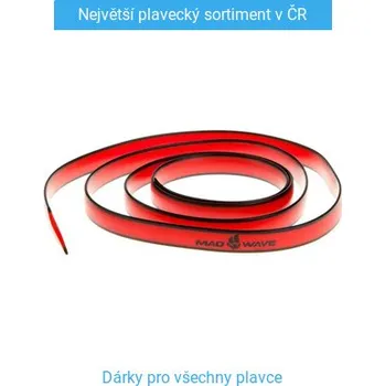 Plavecké brýle Náhradní pásek na plavecké brýle Mad Wave Silicone Strap Červená