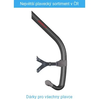 Šnorchl Speedo Bullet Head Snorkel Black/Red Černo/červená