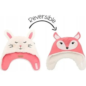 Čepice Oboustranná zimní Čepice FlapJack s motivem králíka/ Jelínek , velikost M