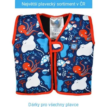 Plovací vesta Dětská plavací vesta Splash About Go Splash Float Jacket Sea Life S