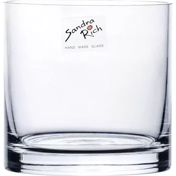 Váza Sandra Rich Cyli Váza skleněná, výška: 100 mm, průměr: 100 mm