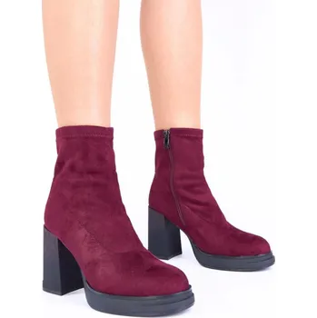 Dámská zimní obuv Boty na podpatku model 222035 Solea 38