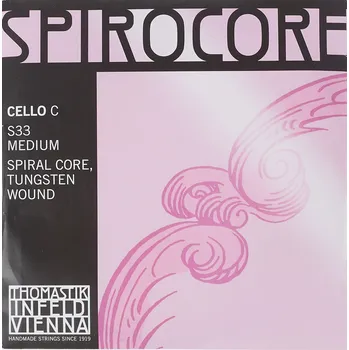 Struna pro kytaru a smyčcový nástroj Thomastik Spirocore Wolfram C S33 + prodloužená záruka 3 roky