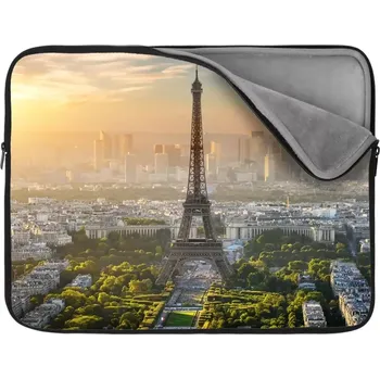 pouzdro na notebook Sablio Obal na notebook Paříž Eifellova věž Skyline - 13"