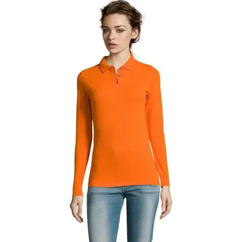 Dámské tričko PERFECT DÁMSKÉ LSL POLO180 Perfect Lsl Women - OrangeXL