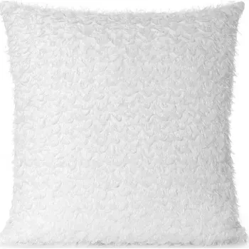 EVA MINGE povlak na polštář TIFFANY z šifonové látky zdobený mohérovou nití