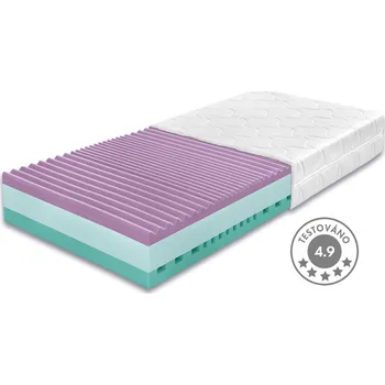 Matrace Středně tvrdá zdravotní matrace ANDORA, 20cm, 200x200cm, 130kg, studená pěna