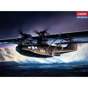 Plastikový model 1:72 Academy 12487 PBY-5A Black Cat - expresní doprava