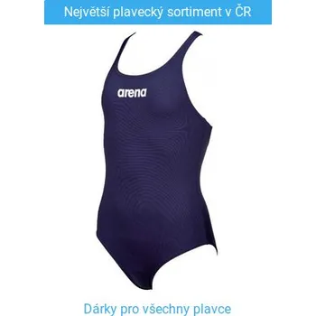 Dívčí plavky Dívčí tréninkové plavky Arena Solid Swim Pro junior navy 22