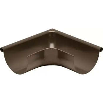 okap Vnější roh KJG 250 lis. RAL 8017 tmavě hnědá čoko