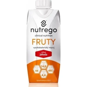 Speciální výživa nutrego FRUTY jahoda por.sol.12x330ml
