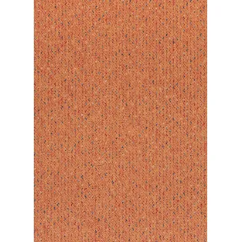 Koberec Breno Metrážový koberec VIRTUOSE 35 cihlově oranžový s jemným barevným melírem, šíře 400 cm