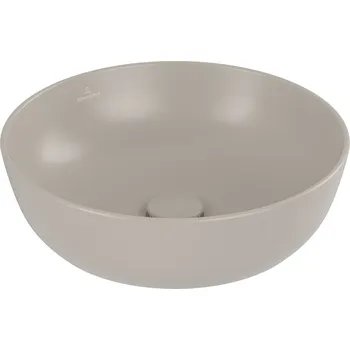 Umyvadlo Villeroy & Boch Artis umyvadlo 43x43 cm kulatý na pult hnědá/béžová 417943AM