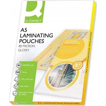 Laminovací fólie Lesklá laminovací Fólie Q-connect A5