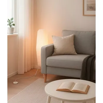 Stojací lampa Brilliant 98998/05 Stojanová lampa JUNE bílá