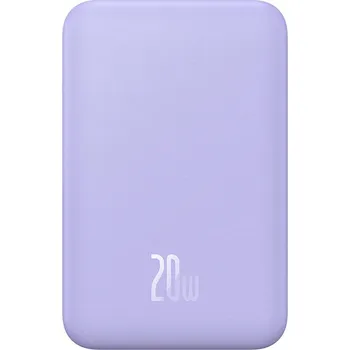 Powerbanka Powerbanka BASEUS Magnetic Mini 5000mAh 20W Fialová