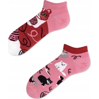 Dámské oblečení Many Mornings Ponožky Hravá Kočka Nízké Vícebarevné velikost 35-38